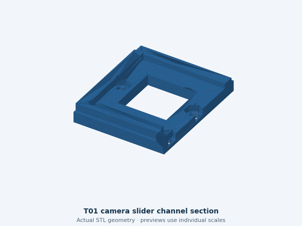 Actual STL preview: Small shutter fit sample