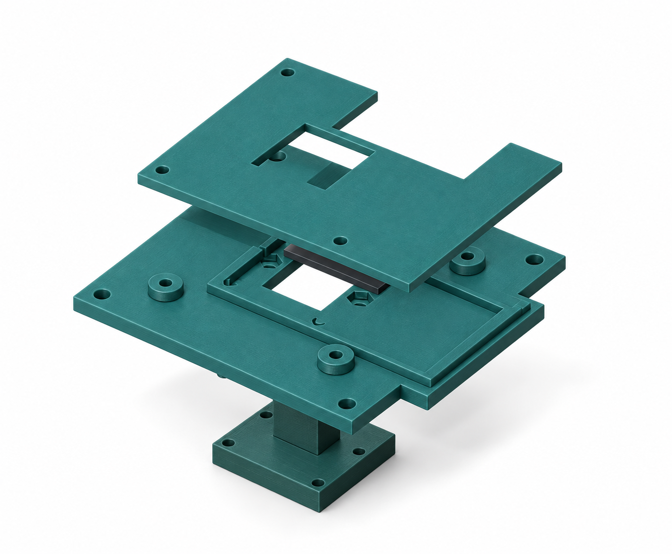 Generated exploded view of the PC1 camera mechanism